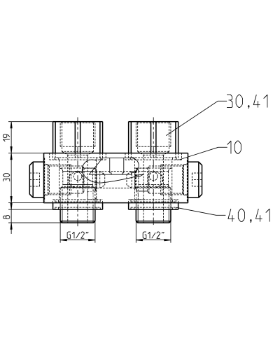 zu EATON H-, S-, T-Motor mit Hohlschraubenbefestigung