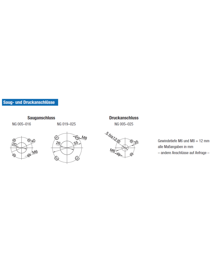 EIPS2 SAE-2-Lochflansch, Welle zylindrisch