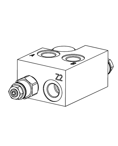 G 3/8" Hohlschr., Linke Ausführung
