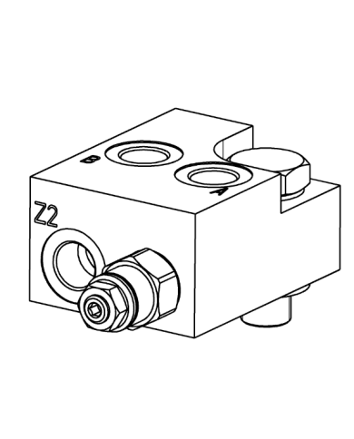 G 3/8" Hohlschr. Rechte Ausführung