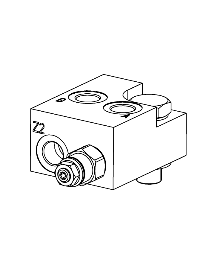 G 3/8" Hohlschr. Rechte Ausführung