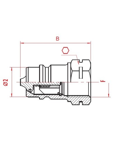 Kupplungs-Stecker (männlich)