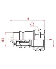 Kupplungs-Stecker (männlich)