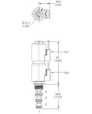 4/3-Wege-Schieberventil elektrisch betätigt