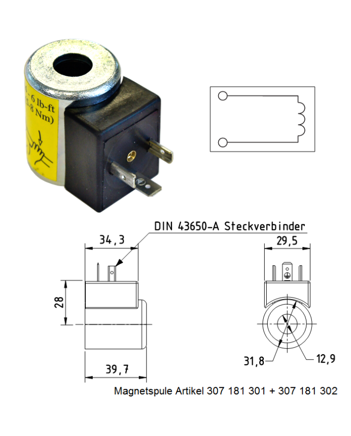 4/3-Wege-Schieberventil elektrisch betätigt