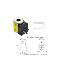 4/3-Wege-Schieberventil elektrisch betätigt
