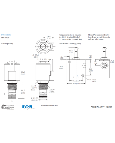 2/2-Wege-Sitzventile elektrisch betätigt