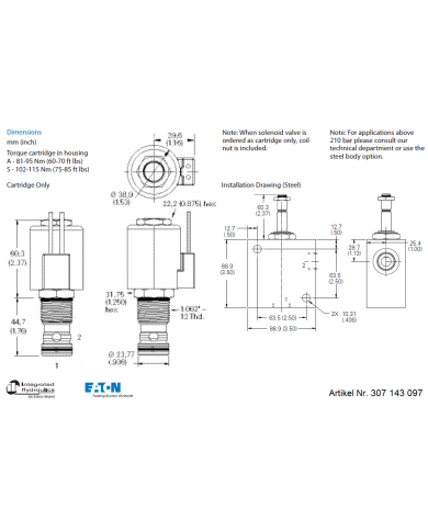 2/2-Wege-Sitzventile elektrisch betätigt