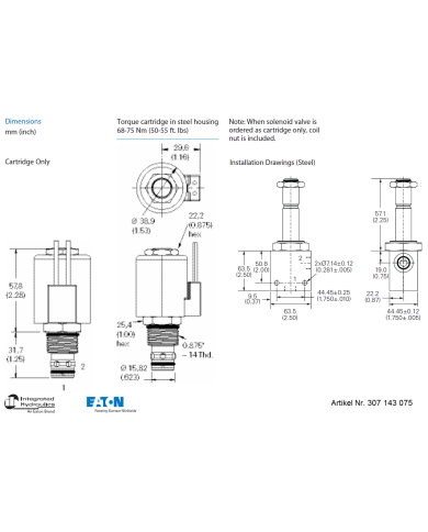 2/2-Wege-Sitzventile elektrisch betätigt