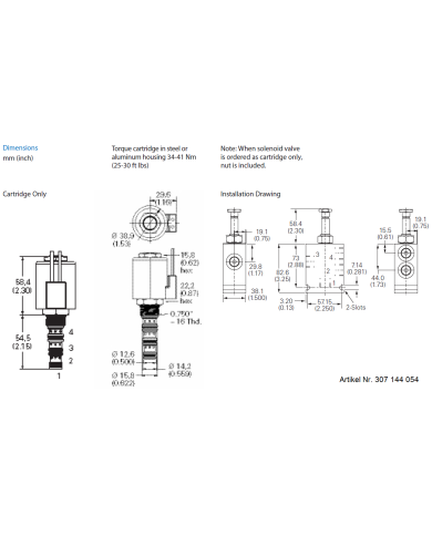 4/2-Wege-Schieberventile elektrisch betätigt