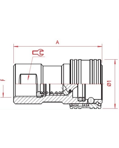 Kupplungs-Muffe (weiblich)