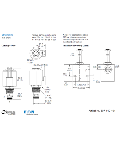 2/2-Wege-Sitzventile elektrisch betätigt