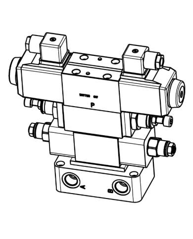 Grundplatten-Ventilaufbau NG06