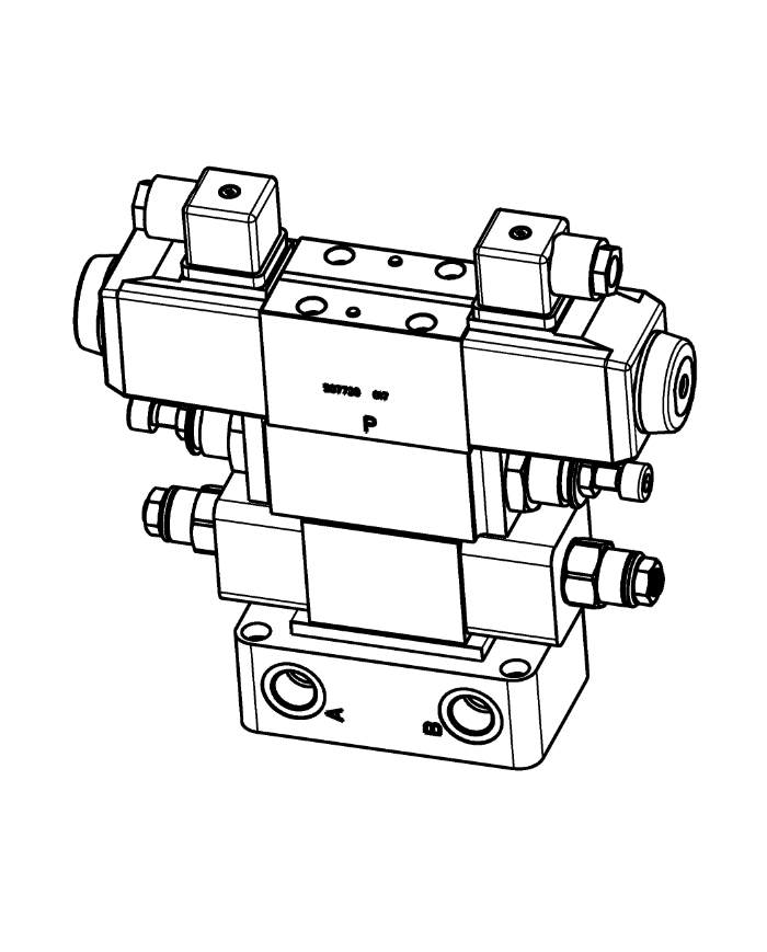 Grundplatten-Ventilaufbau NG06