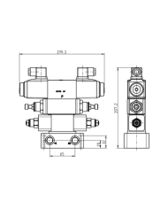 Grundplatten-Ventilaufbau NG06