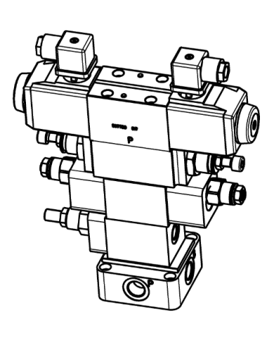 Grundplatten-Ventilaufbau NG06