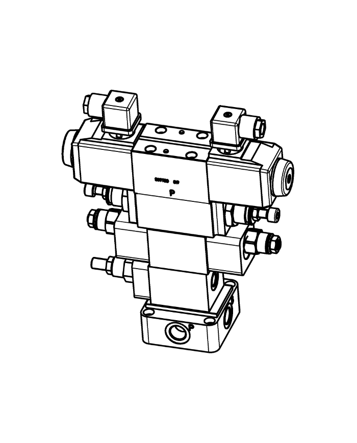 Grundplatten-Ventilaufbau NG06