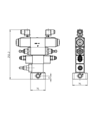 Grundplatten-Ventilaufbau NG06