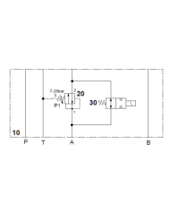 Ventilblock komplett NG10