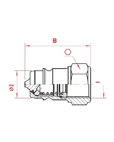 Kupplungs-Stecker (männlich)
