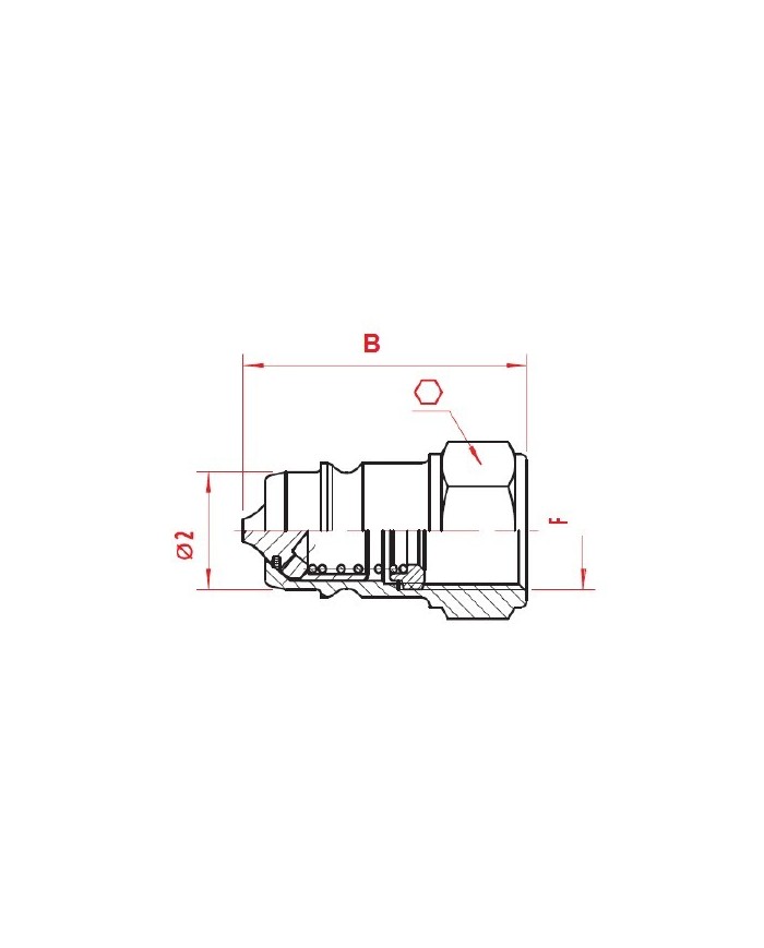 Kupplungs-Stecker (männlich)
