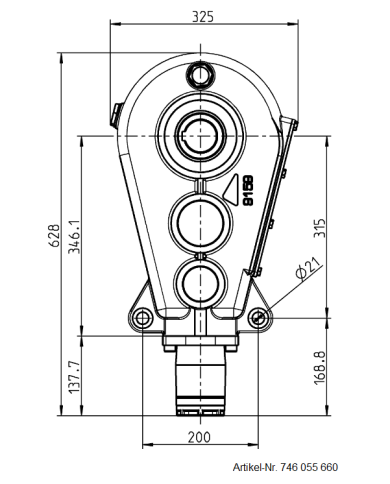 Reduktionsgetriebe RT 400-55