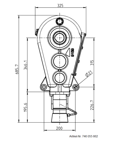 Reduktionsgetriebe RT 400-55