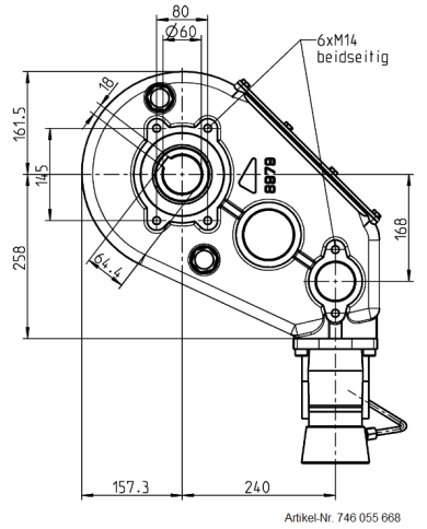 Reduktionsgetriebe RT 500-60
