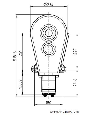 Reduktionsgetriebe RT 200-45