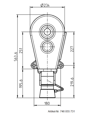 Reduktionsgetriebe RT 200-45