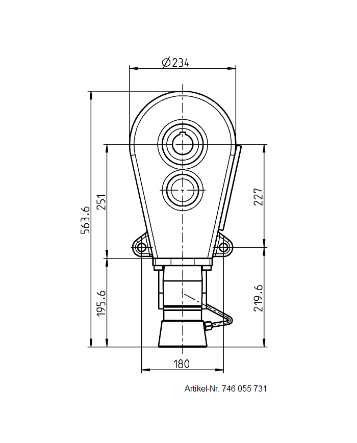 Reduktionsgetriebe RT 200-45