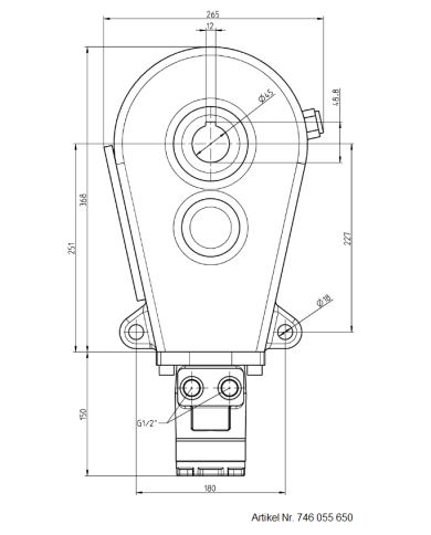 Reduktionsgetriebe RT 200-45