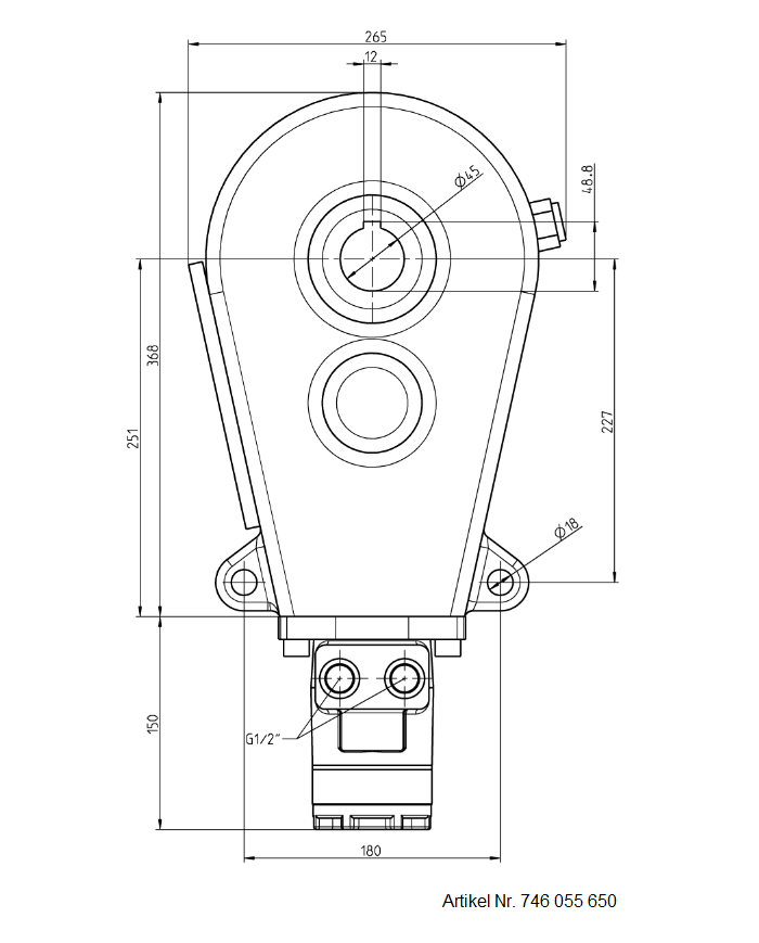 Reduktionsgetriebe RT 200-45