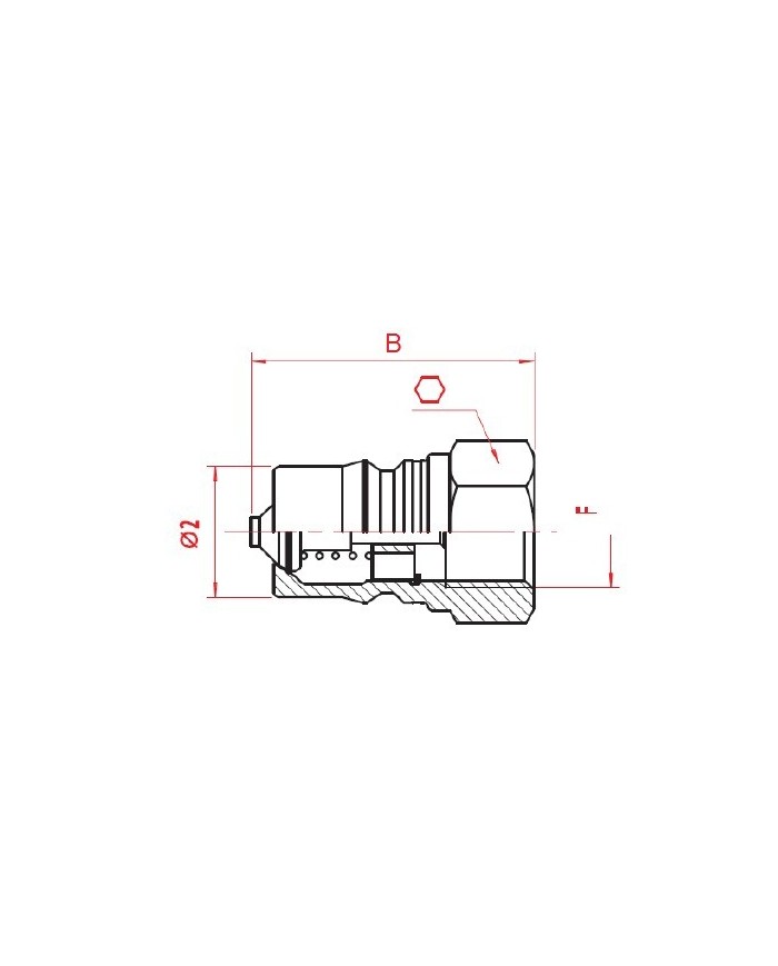 Kupplungs-Stecker (männlich)