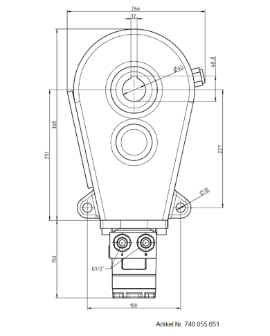 Reduktionsgetriebe RT 200-45