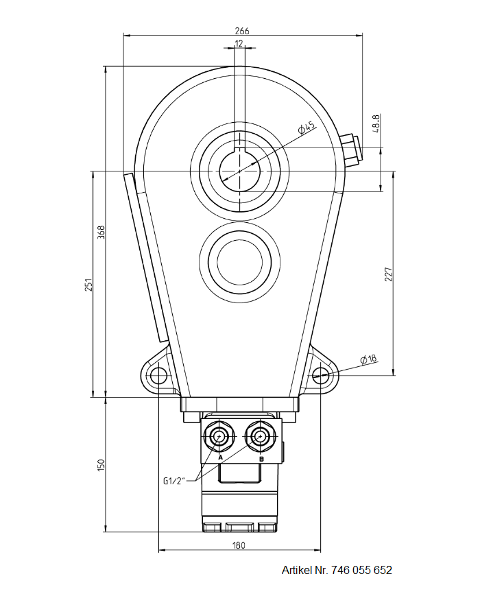 Reduktionsgetriebe RT 200-45