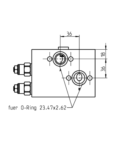 zu Parker OMP/OMR Flanschanschluss