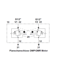 zu Parker OMP/OMR Flanschanschluss