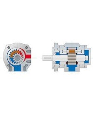 EIPC6 SAE-2-Lochflansch, Welle zylindrisch