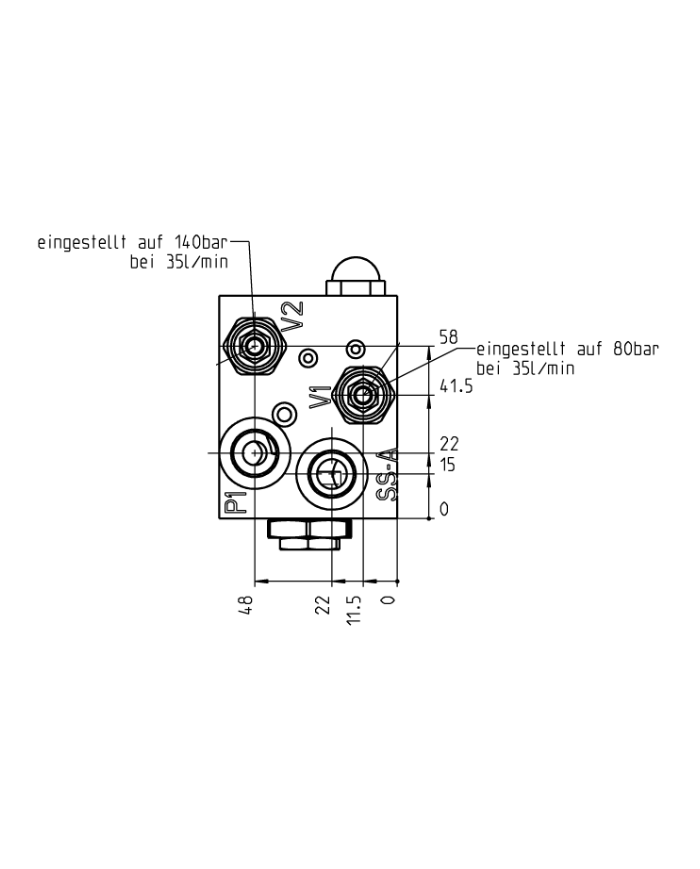 M16x1.5 45L/min 200bar