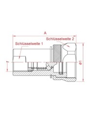 Kupplungs-Muffe (weiblich, Festteil)