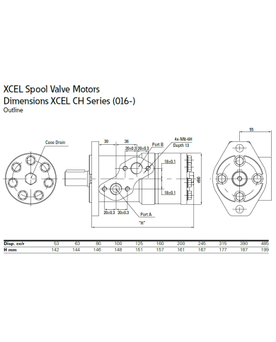 Serie XCEL CH mit Leckanschluss