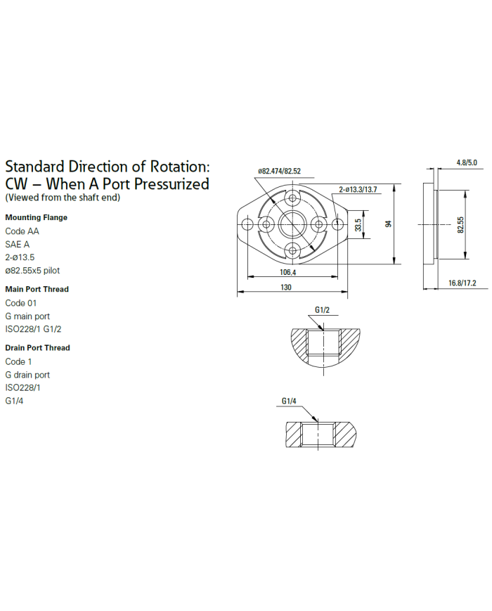 Serie XCEL CH mit Leckanschluss