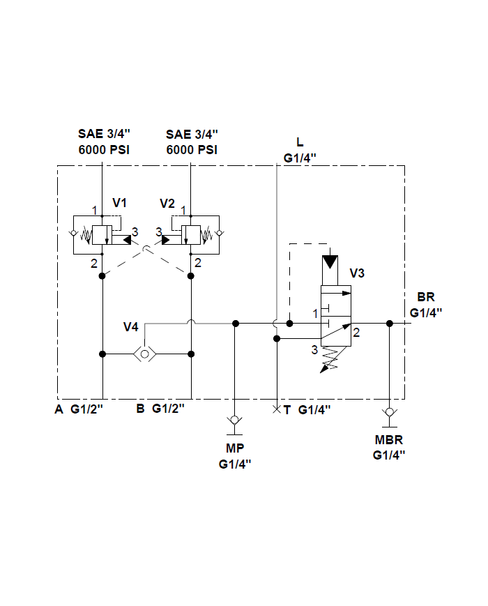 zu Parker F12 Flanschanschluss