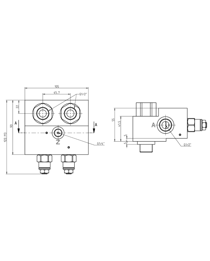 zu EATON H-/S-Motor, mit Hohlschraubenbefestigung