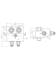 zu EATON H-/S-Motor, mit Hohlschraubenbefestigung
