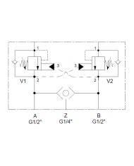 zu EATON H-/S-Motor, mit Hohlschraubenbefestigung