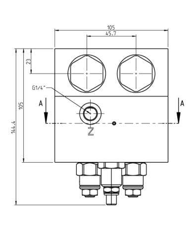 zu EATON H-, S-, T-Motor, mit Hohlschraubenbefestigung