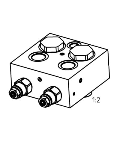 zu EATON Delta Motor, mit Hohlschraubenbefestigung
