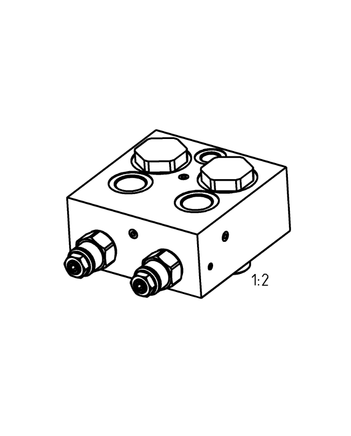 zu EATON Delta Motor, mit Hohlschraubenbefestigung